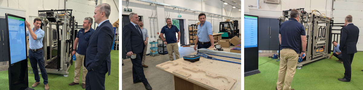 Minister Tom Arthur MSP iLivestock office visit