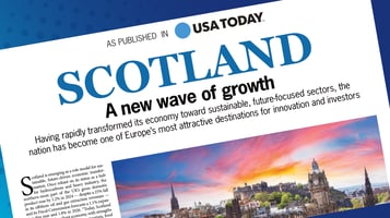 Front page USA TODAY's Special Scotland Business Report