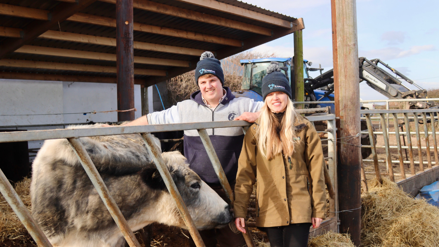 George and Hollie Sturla run Beeches Farm in North Wales using iLivestock